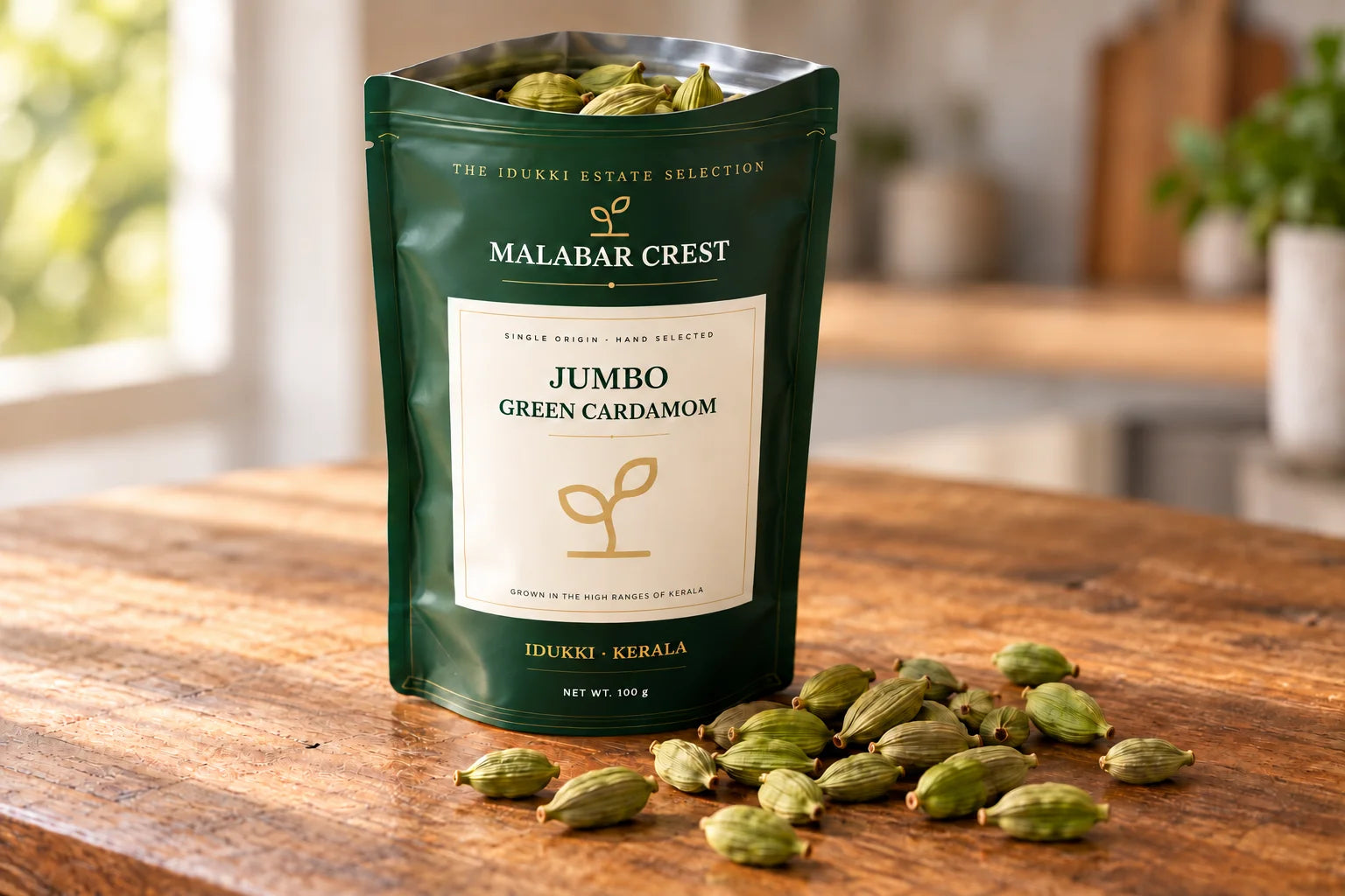 Packaging illustration: 100g Trial Pouch