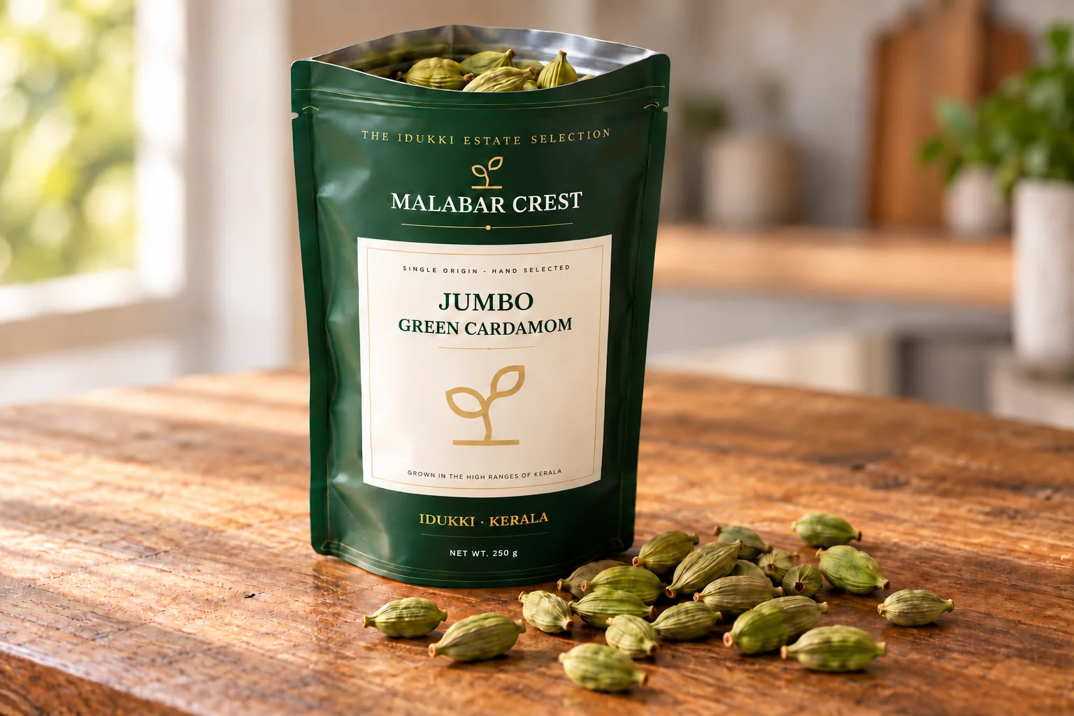 Packaging illustration: 250g Standard Pouch